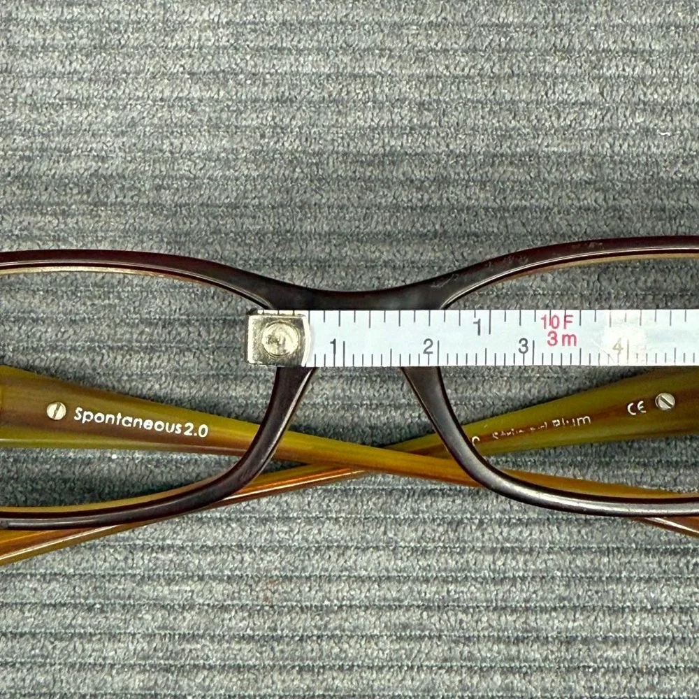 Oakley Spontaneous 2.0 Eyeglasses Striped Plum Rectangular Frames 130 52-16 Y2k‎